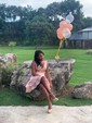 A-line V-neck Satin Homecoming Dresses With Tiered