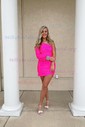 One Shoulder Long Sleeves Bodycon Mini Dress