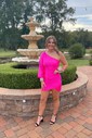 Elegant Bodycon Jersey One Shoulder Homecoming Dresses