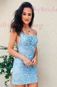Elegant Bodycon Square Neck Lace-Up Homecoming Dresses