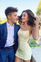 Elegant Bodycon Square Neck Lace-Up Homecoming Dresses