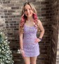 Elegant Bodycon Square Neck Lace-Up Homecoming Dresses