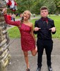 Elegant Fuchsia Bodycon Sequin One Shoulder Homecoming Dresses
