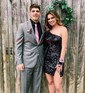 Elegant Fuchsia Bodycon Sequin One Shoulder Homecoming Dresses