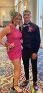Sparkly Fuchsia Bodycon Sequin One Shoulder Homecoming Dresses