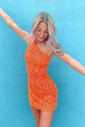 Sparkly Fuchsia Bodycon Sequin One Shoulder Homecoming Dresses