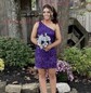 Sparkly Fuchsia Bodycon Sequin One Shoulder Homecoming Dresses