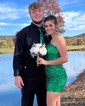 Sparkly Fuchsia Bodycon Sequin One Shoulder Homecoming Dresses