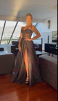 Ball Gown Sweetheart Tulle Corset Prom Dresses With Appliques