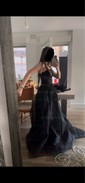 Ball Gown Sweetheart Tulle Corset Prom Dresses With Appliques