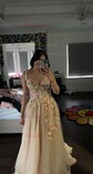 Ball Gown One Shoulder Tulle 3D Floral Prom Dresses