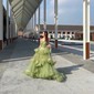 Ball Gown Sweetheart Tulle Ruffle Tiered Prom Dresses