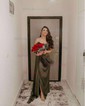 Sheath/Column Off-the-shoulder Satin Prom Dresses With Ruched