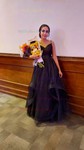 Princess V-neck Tulle Ruffle Prom Dresses