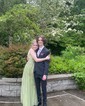 Ball Gown Scoop Neck Tulle Prom Dresses With Appliques