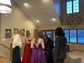 Ball Gown Scoop Neck Tulle Prom Dresses With Appliques