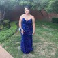 Mermaid V-neck Sparkly Velvet Sequin Prom Dresses