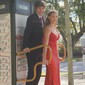 Sheath/Column V-neck Sparkly Sequin Prom Dresses