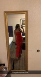 Red Sheath/Column Square Neck Satin Prom Dresses With Floor-length