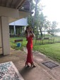 Red Sheath/Column Square Neck Satin Prom Dresses With Floor-length
