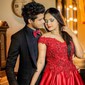 Ball Gown Off-the-shoulder Satin Prom Dresses With Appliques