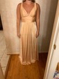 Sky Blue A-line V-neck Jersey Prom Dresses With Ruched