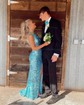 Sheath/Column One Shoulder Sparkly Velvet Sequin Prom Dresses
