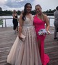 Sheath/Column One Shoulder Sparkly Velvet Sequin Prom Dresses