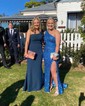 Sheath/Column One Shoulder Sparkly Velvet Sequin Prom Dresses