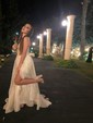 Ball Gown One Shoulder Tulle Prom Dresses With Ruched