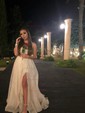 Ball Gown One Shoulder Tulle Prom Dresses With Ruched