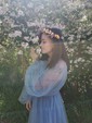 Ball Gown Sweetheart Puff Sleeve Tulle Prom Dresses With Beading
