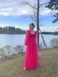Ball Gown Sweetheart Puff Sleeve Tulle Prom Dresses With Beading