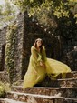 Ball Gown Sweetheart Puff Sleeve Tulle Prom Dresses With Beading