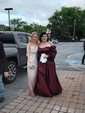 Ball Gown Sweetheart Satin Prom Dresses With Puff Sleeve