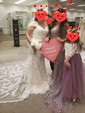 Mermaid Sweetheart Lace Tulle Prom Dresses With Appliques