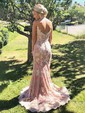 Mermaid Sweetheart Lace Tulle Prom Dresses With Appliques