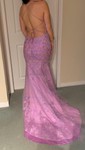 Mermaid Scoop Neck Tulle Prom Dresses With Appliques