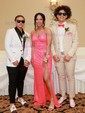 Sheath/Column V-neck Sparkly Sequin Prom Dresses