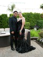 Mermaid Strapless Sparkly Velvet Sequin Prom Dresses