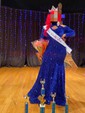 Mermaid High Neck Sparkly Velvet Sequin Prom Dresses With Long Sleeves
