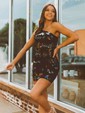 Sparkly Sequin Bodycon One Shoulder Homecoming Dresses