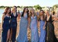 Mermaid V-neck Backless Sparkly Sequin Prom Dresses