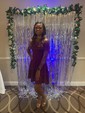 Elegant Burgundy Skater Asymmetrical Homecoming Dresses