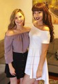 Elegant Burgundy Skater Asymmetrical Homecoming Dresses