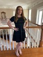 Elegant Burgundy Skater Asymmetrical Homecoming Dresses