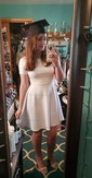 Elegant Burgundy Skater Asymmetrical Homecoming Dresses