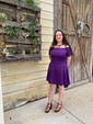 Elegant Burgundy Skater Asymmetrical Homecoming Dresses