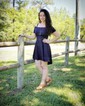 Elegant Burgundy Skater Asymmetrical Homecoming Dresses