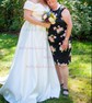 Ball Gown Off-the-shoulder Satin Modest Prom Dresses With Ruched